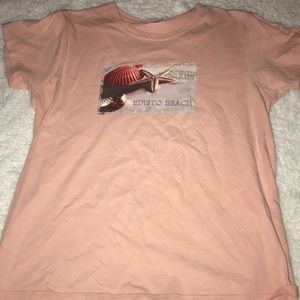 Peach Edisto Beach Shirt